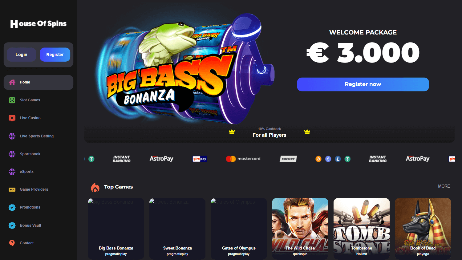 houseofspins_casino_homepage_desktop