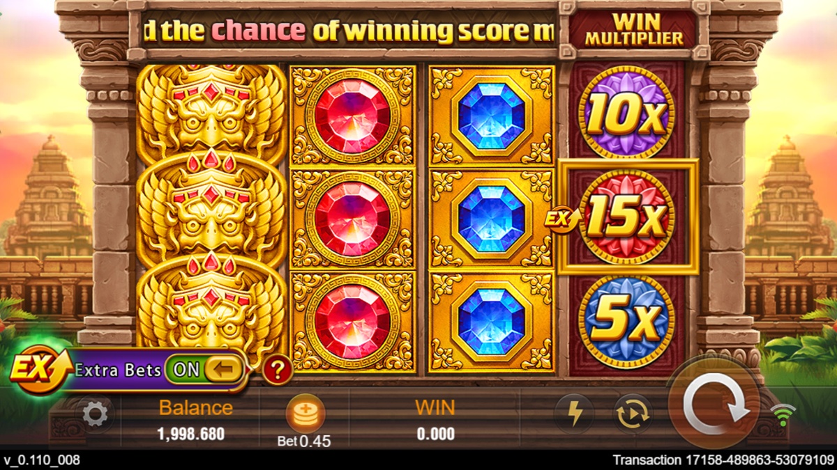 Fortune Gems slot - Extra Bet option