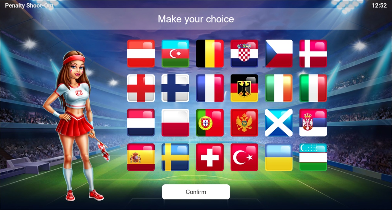 Penalty Shoot-Out - Country selection