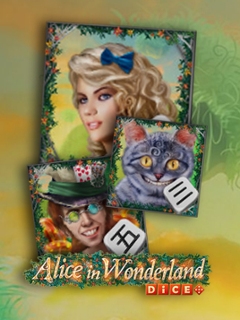 Alice in Wonderland Dice