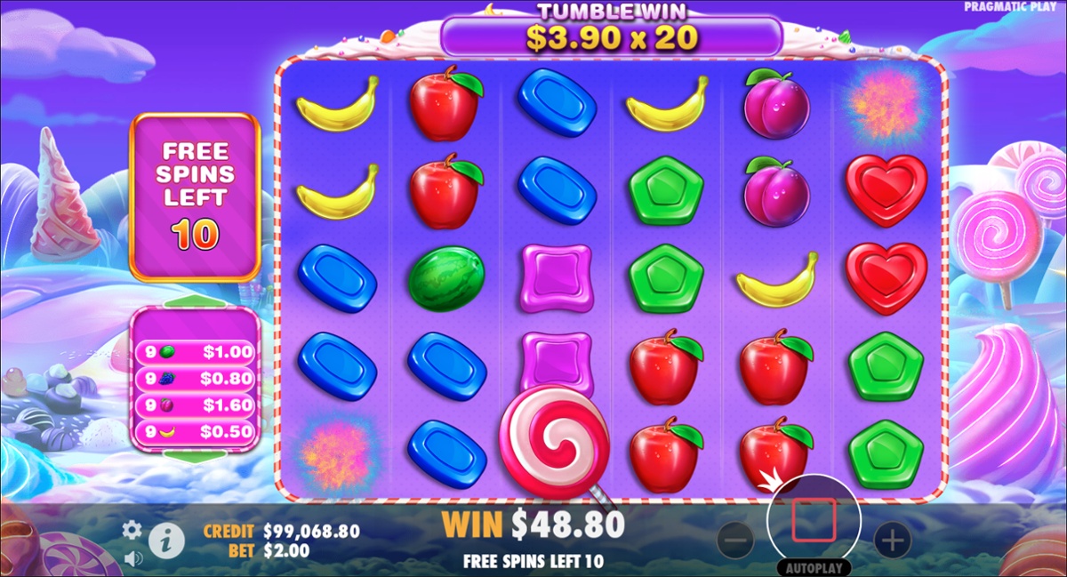 Sweet Bonanza 1000 - Multipliers win