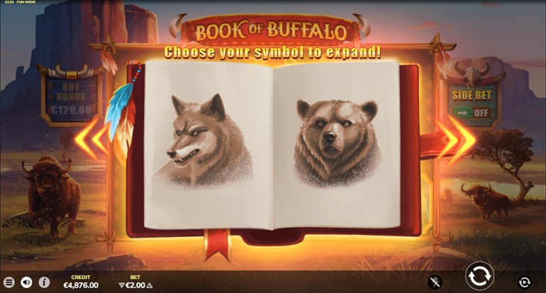 Book of Buffalo - Expanding Symbol Selection