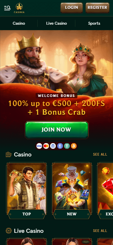 casinia_casino_homepage_mobile