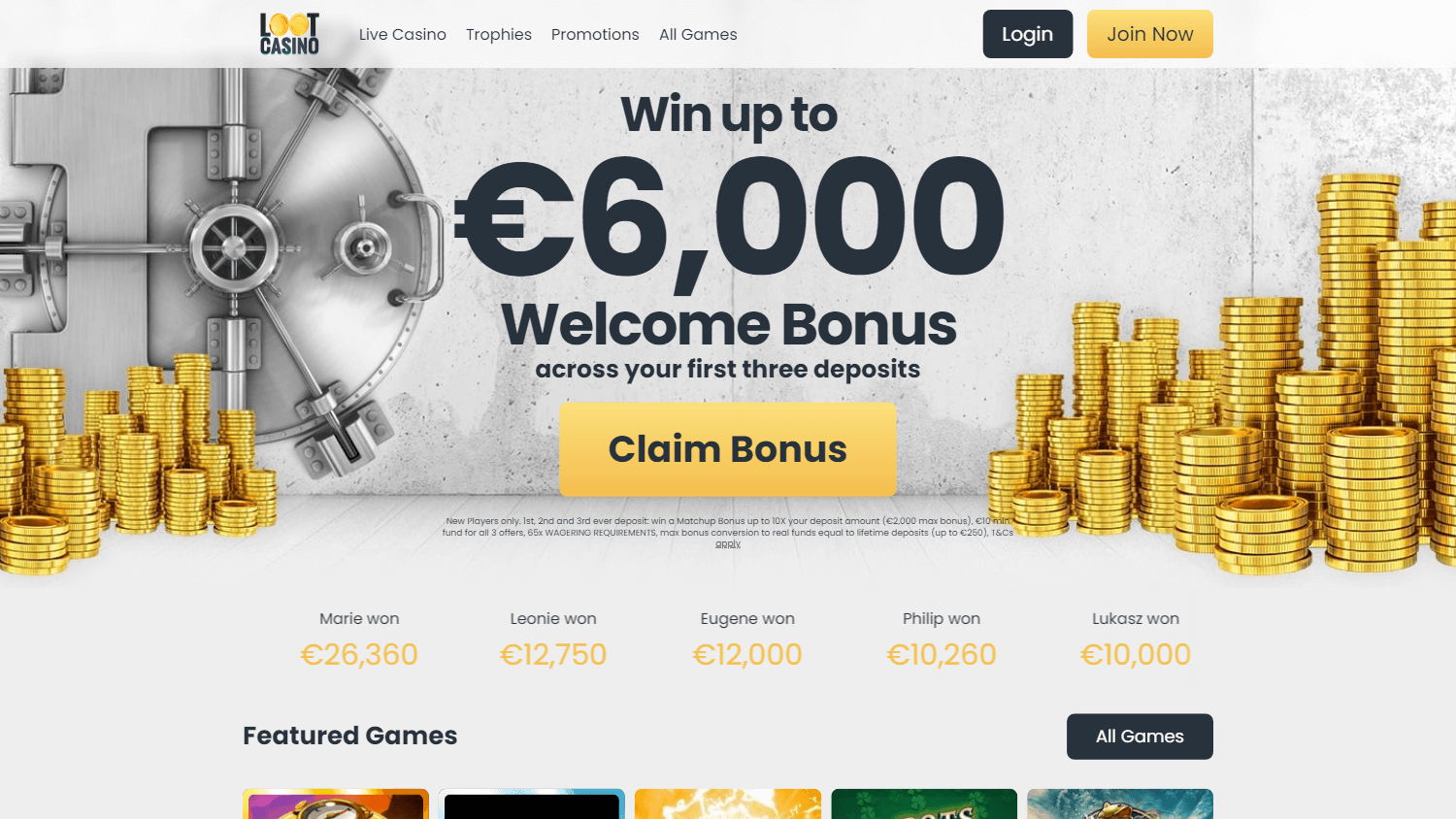 loot_casino_ie_homepage_desktop
