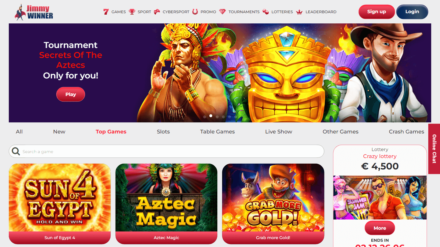 jimmy_winner_casino_homepage_desktop
