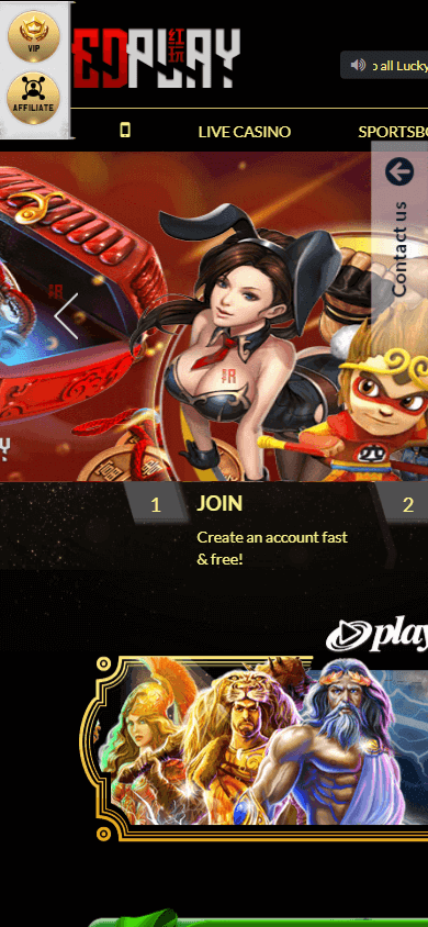 redplay2u_casino_homepage_mobile