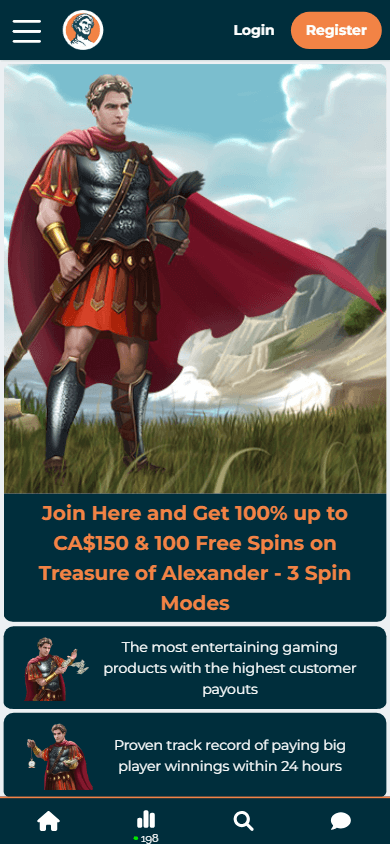 alexander_casino_homepage_mobile