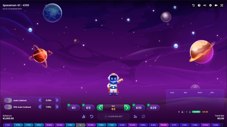Spaceman - Online Crash Game