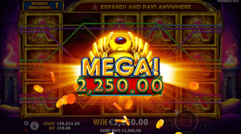 Ancient Egypt Classic mega win