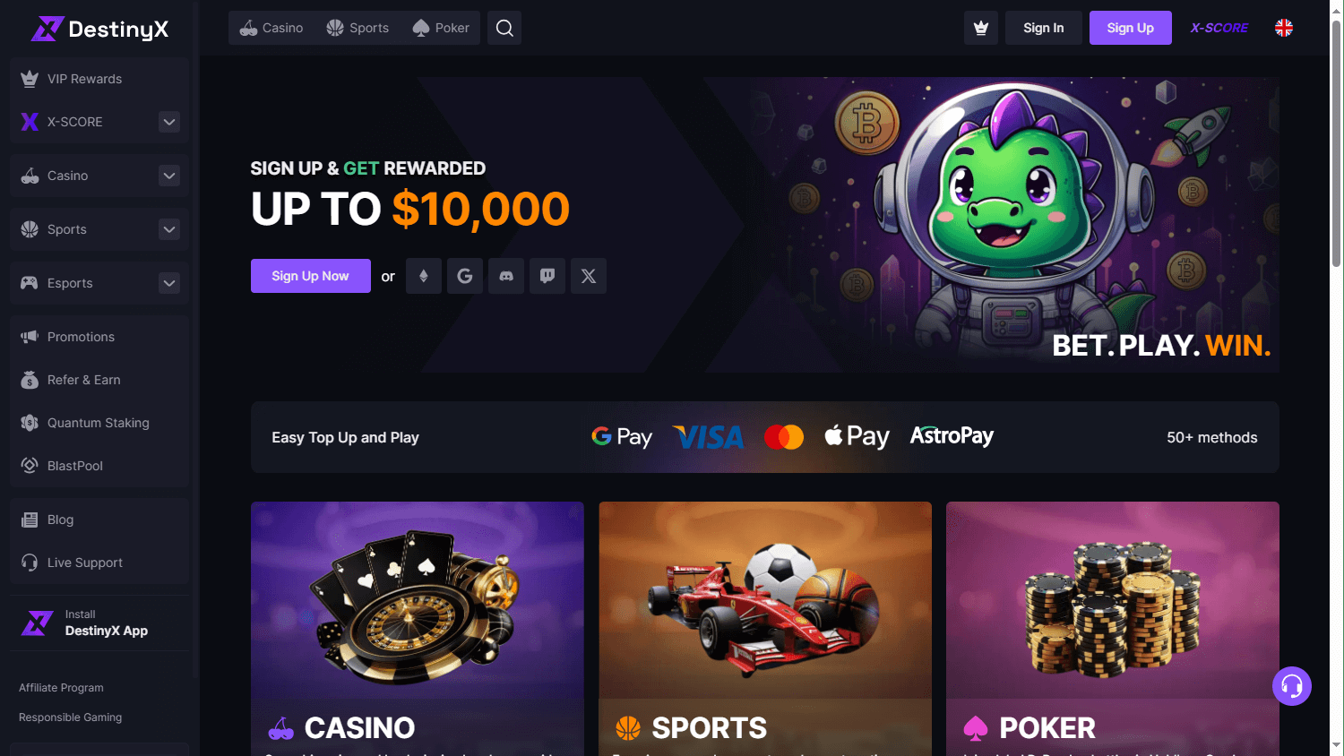 DestinyX_casino_homepage_desktop