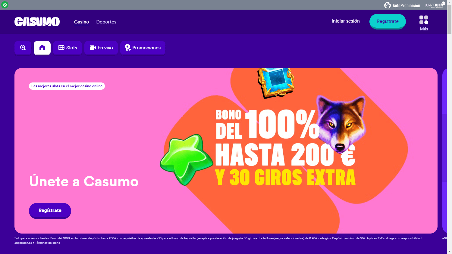 casumo_casino_es_homepage_desktop