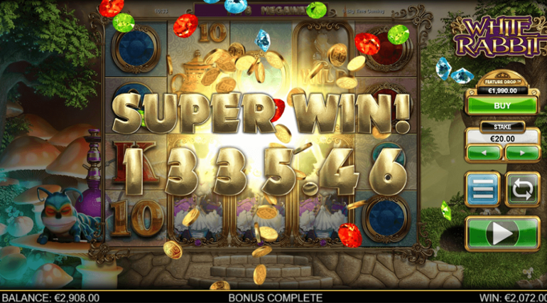 White Rabbit Megaways superwin