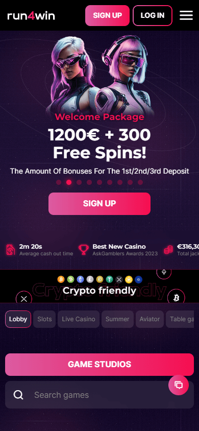 run4win_casino_homepage_mobile