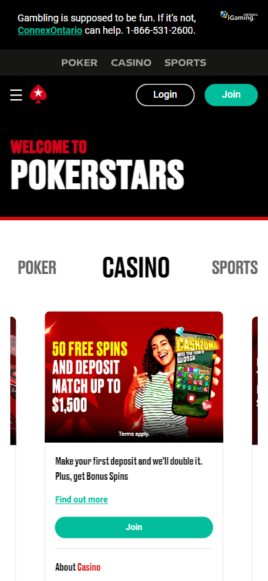 pokerstars_casino_Ontario_homepage_mobile