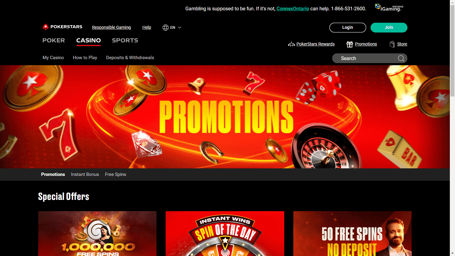 pokerstars_casino_Ontario_promotions_desktop