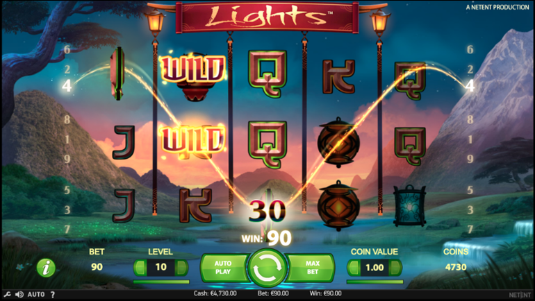 Lights slot win