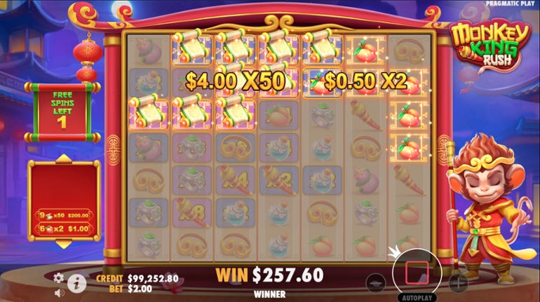 Monkey King Rush - Sensational win