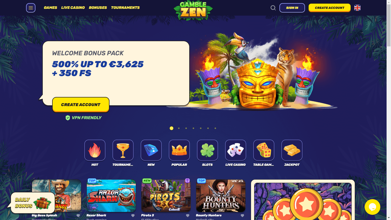 gamblezen_casino_homepage_desktop