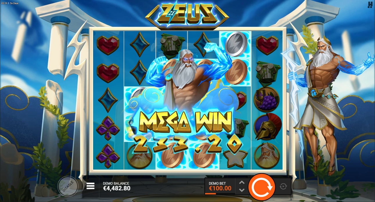 Ze Zeus slot mega win