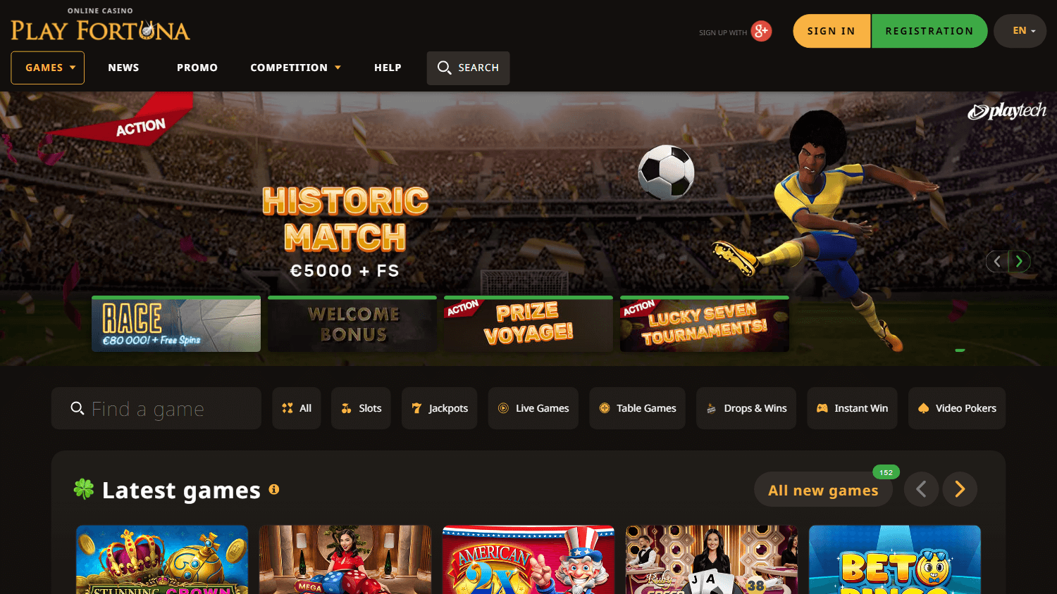 play_fortuna_casino_homepage_desktop