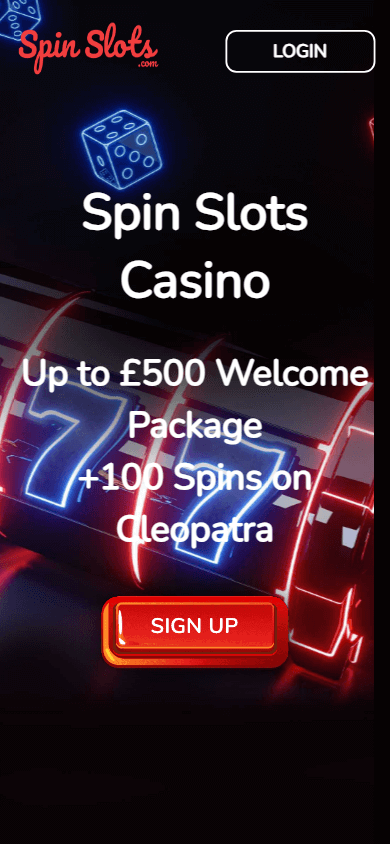 spinslots_casino_homepage_mobile