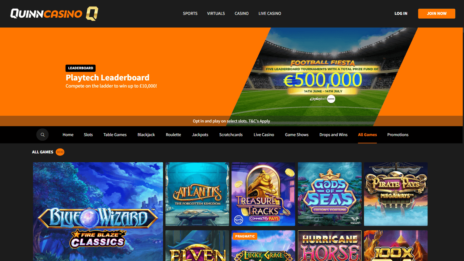 quinnbet_casino_game_gallery_desktop