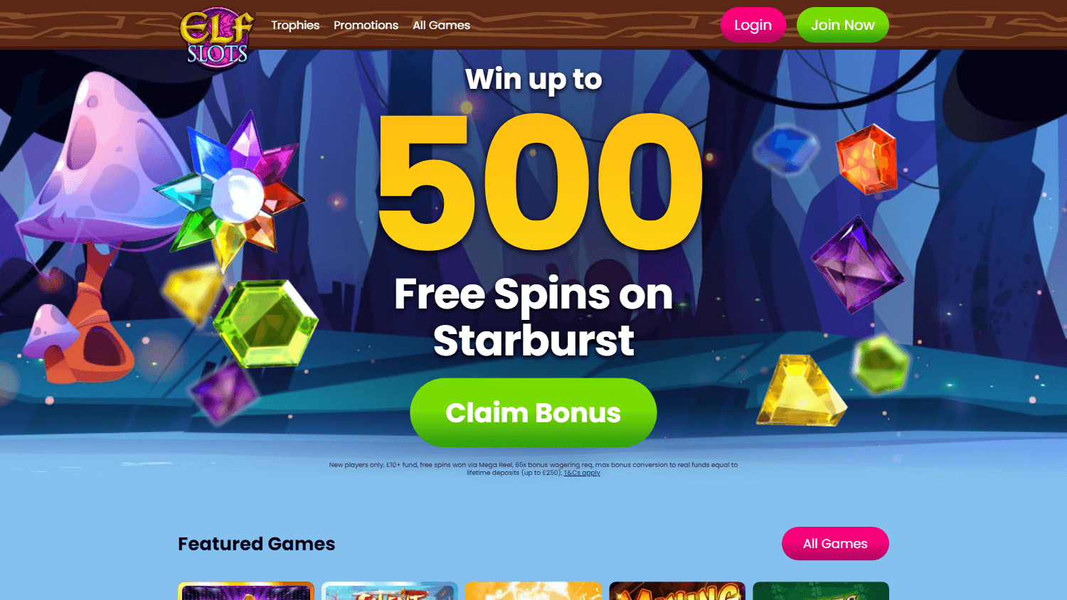 elf_slots_casino_homepage_desktop