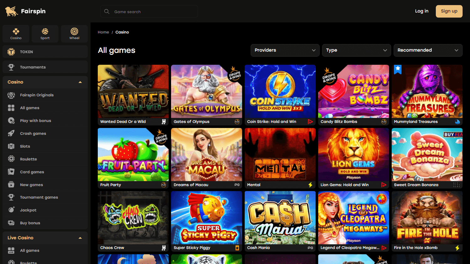 fairspin_casino_game_gallery_desktop