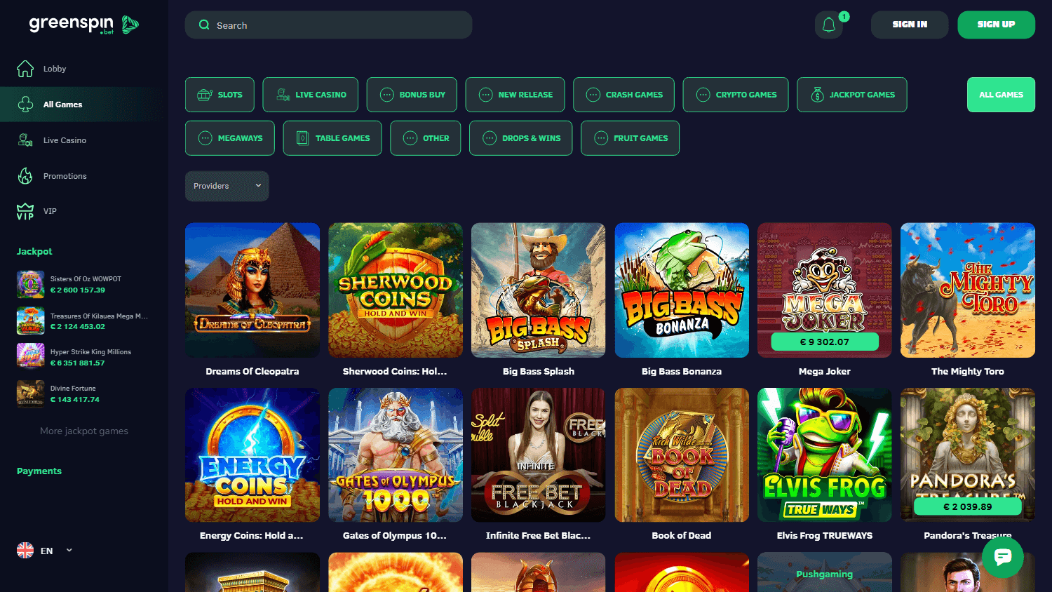 greenspin_casino_game_gallery_desktop