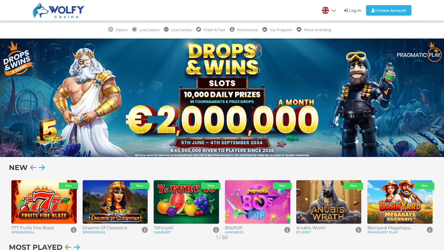 wolfy_casino_homepage_desktop