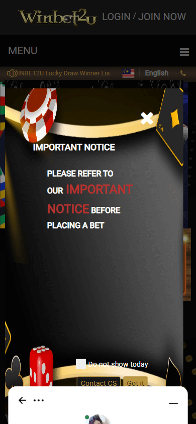 winbet2u_casino_homepage_mobile