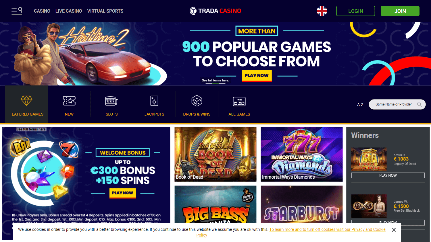 trada_casino_homepage_desktop