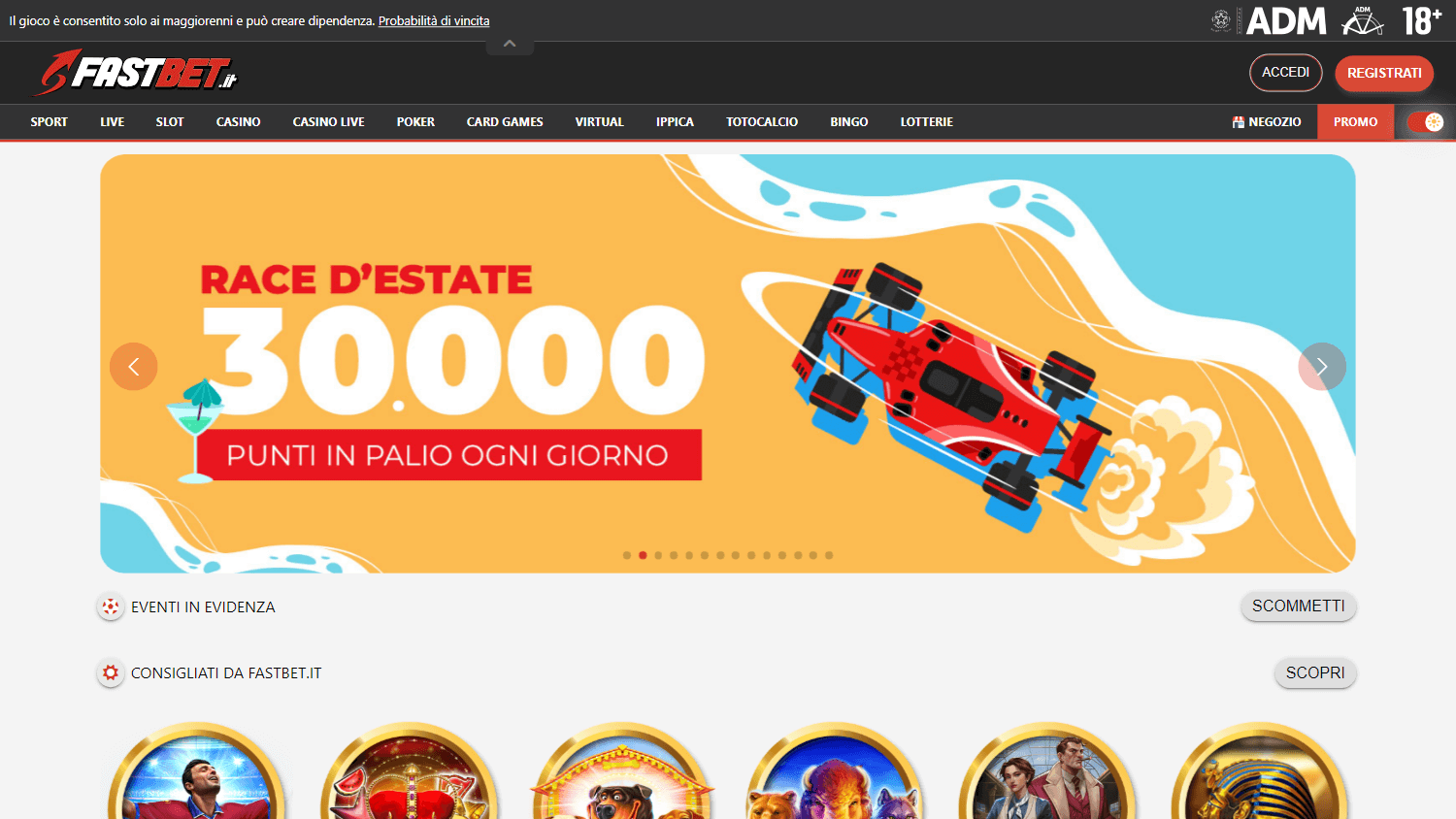 fastbet_casino_it_homepage_desktop