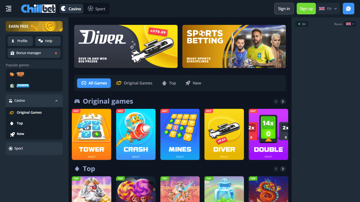 chillbet_casino_homepage_desktop