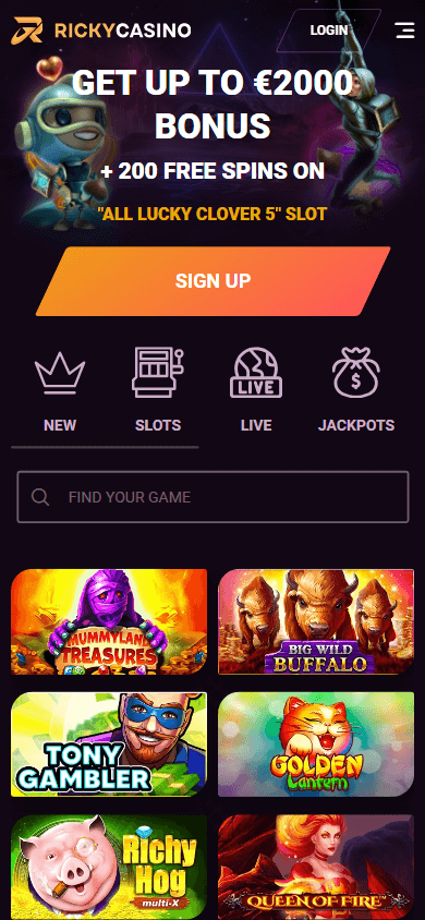 rickycasino_homepage_mobile