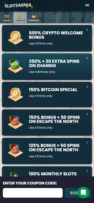 slots_ninja_casino_promotions_mobile