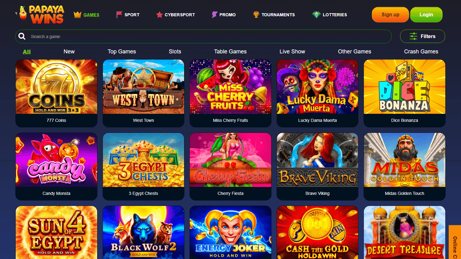 papaya_wins_casino_game_gallery_desktop