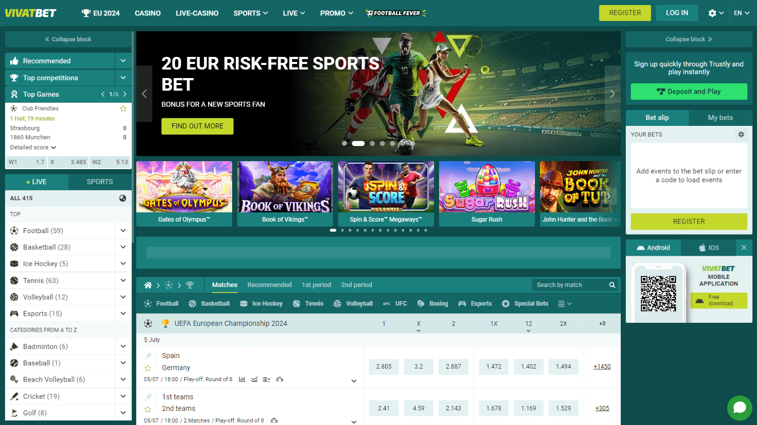 vivatbet_casino_homepage_desktop