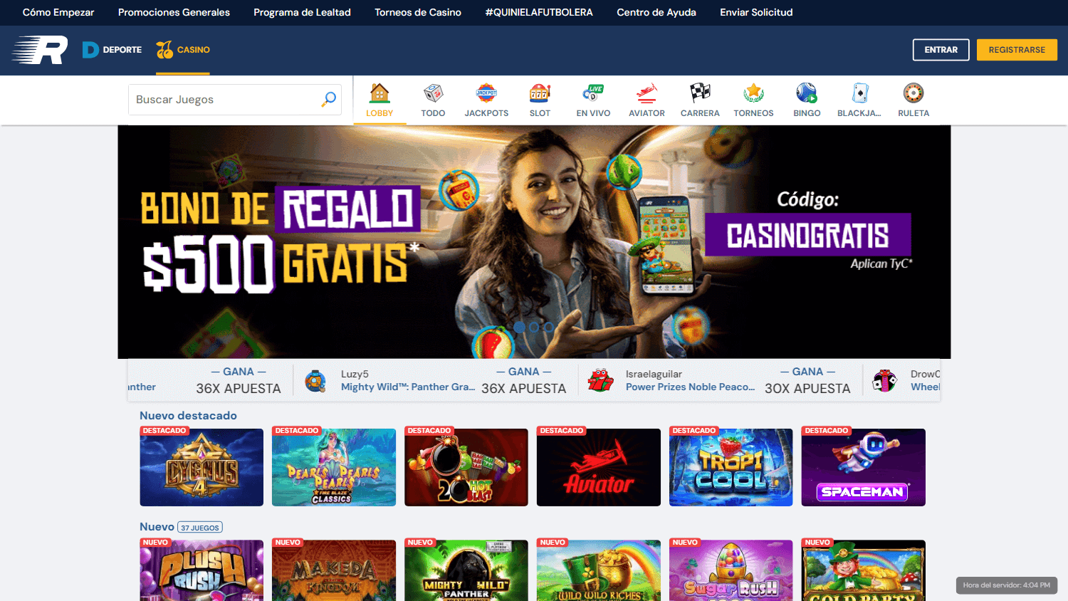 rushbet_casino_mx_game_gallery_desktop