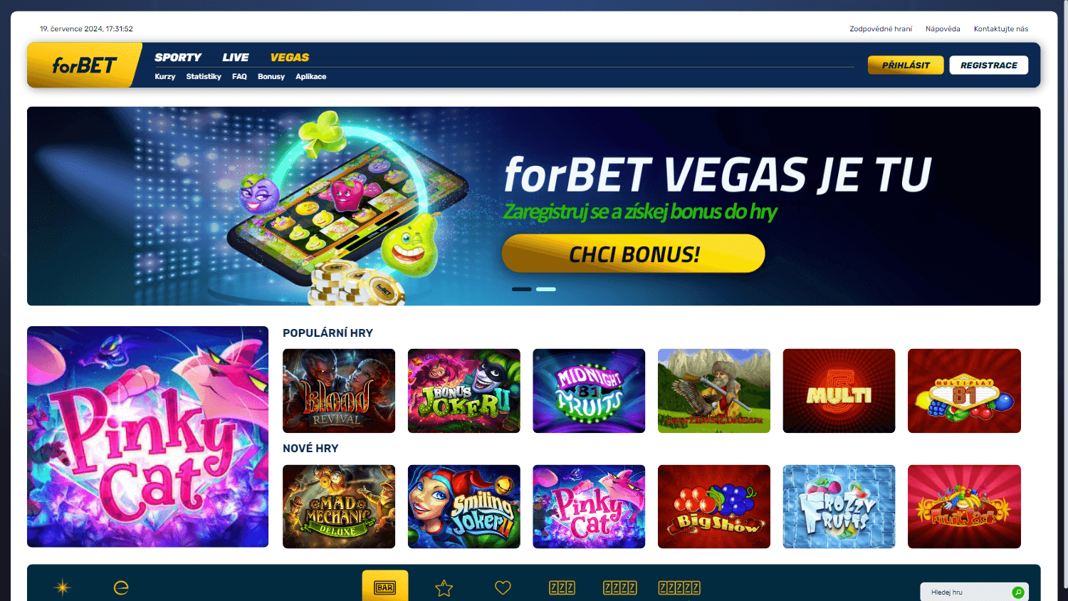 forbet_casino_cz_homepage_desktop