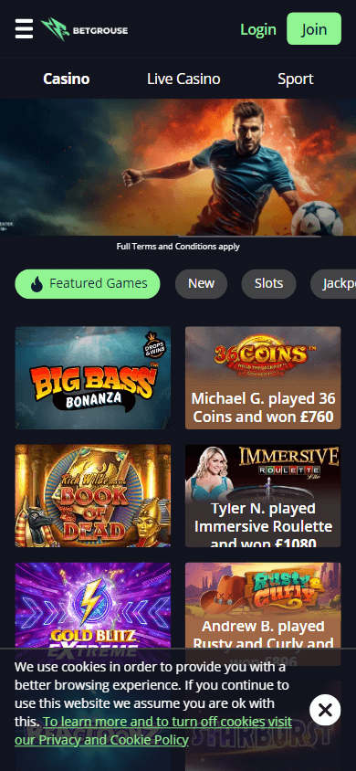 betgrouse_casino_homepage_mobile