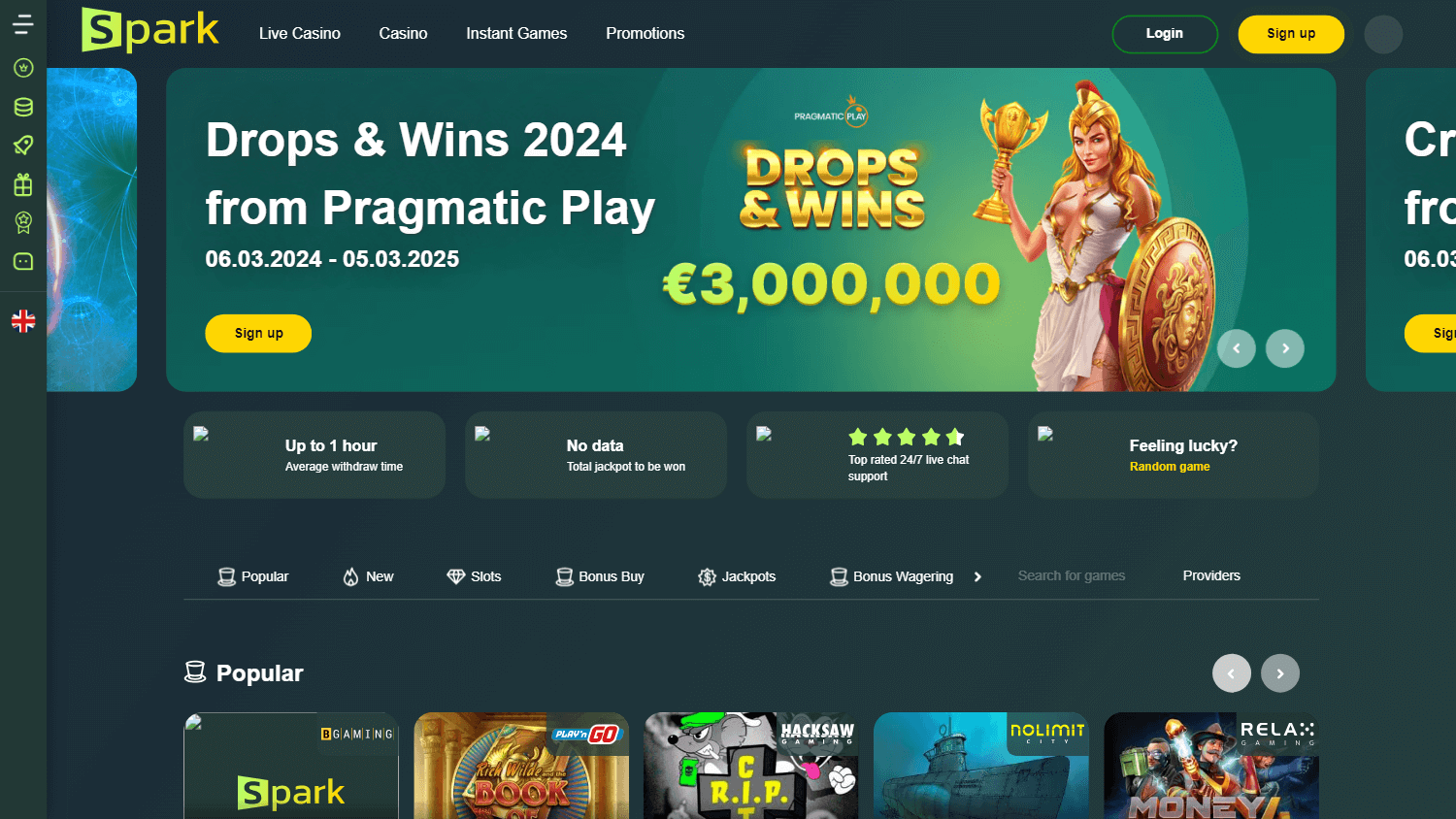 spark_casino_homepage_desktop