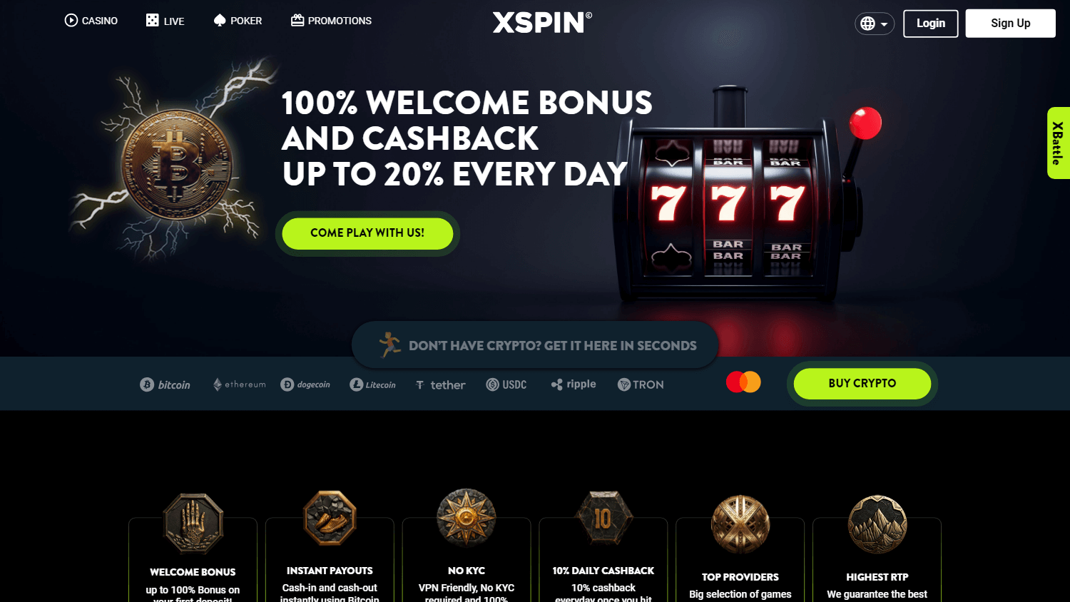 xspin.io_casino_homepage_desktop