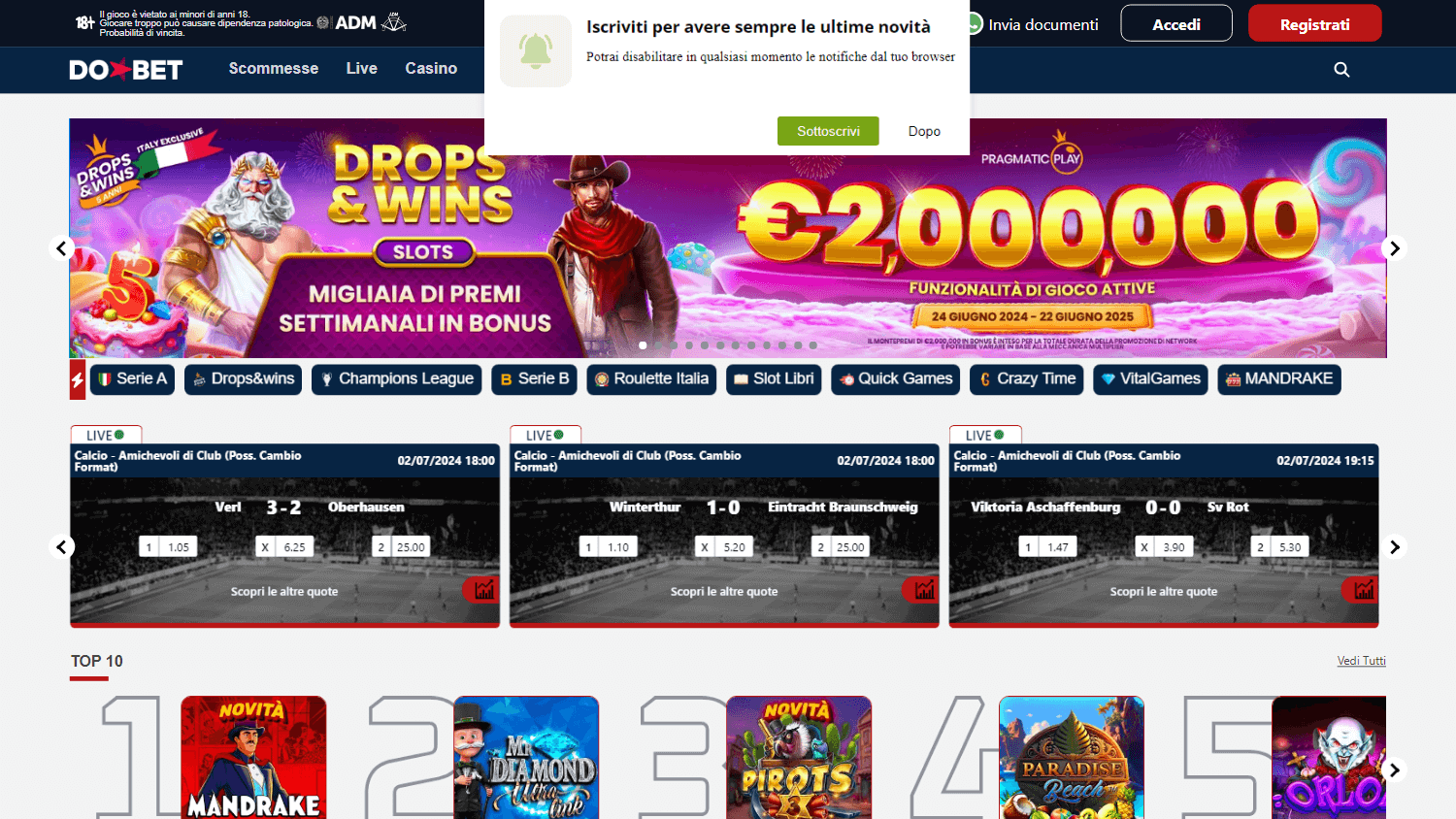 dobet_casino_homepage_desktop