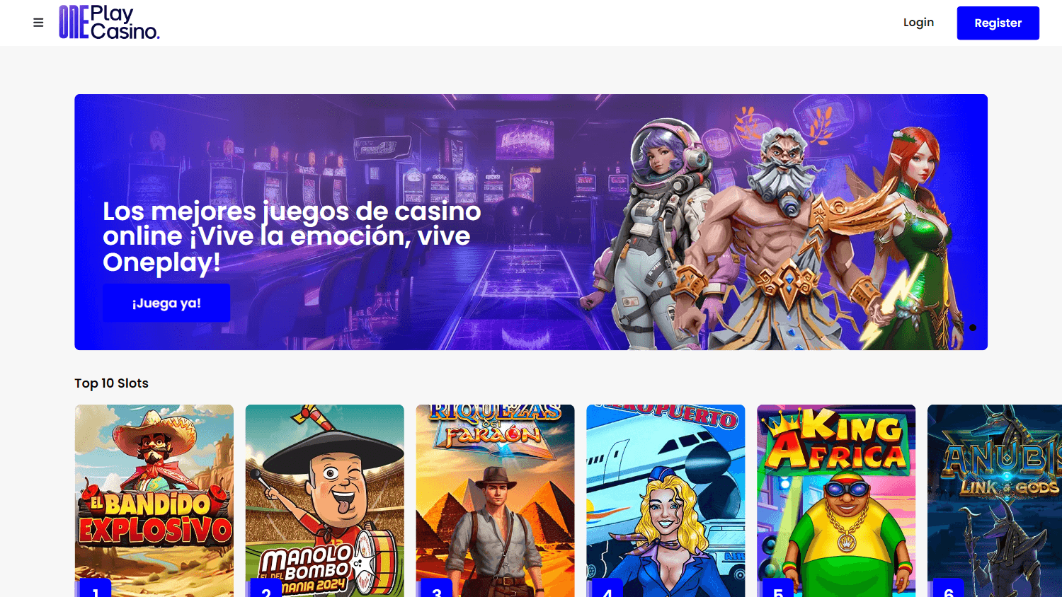 oneplay_casino_homepage_desktop