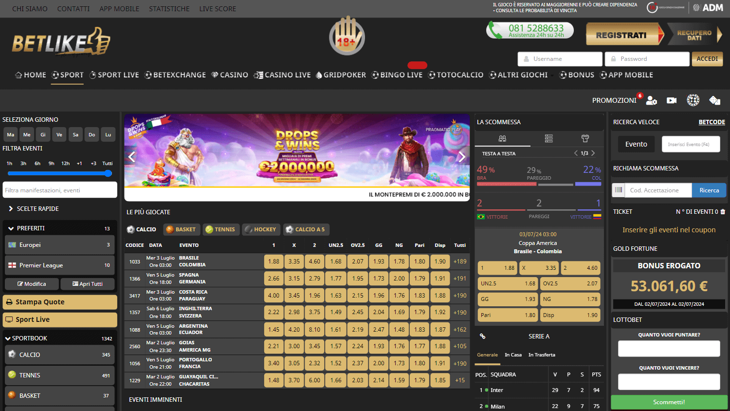 betlike_casino_homepage_desktop