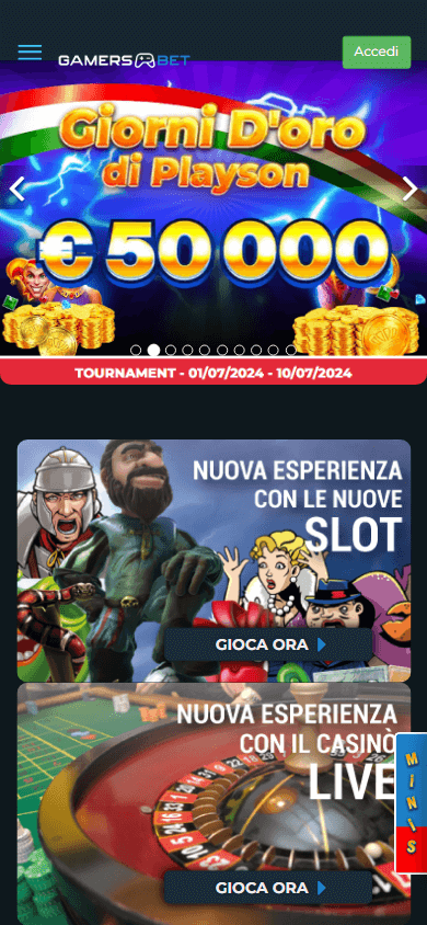 gamersbet_casino_homepage_mobile