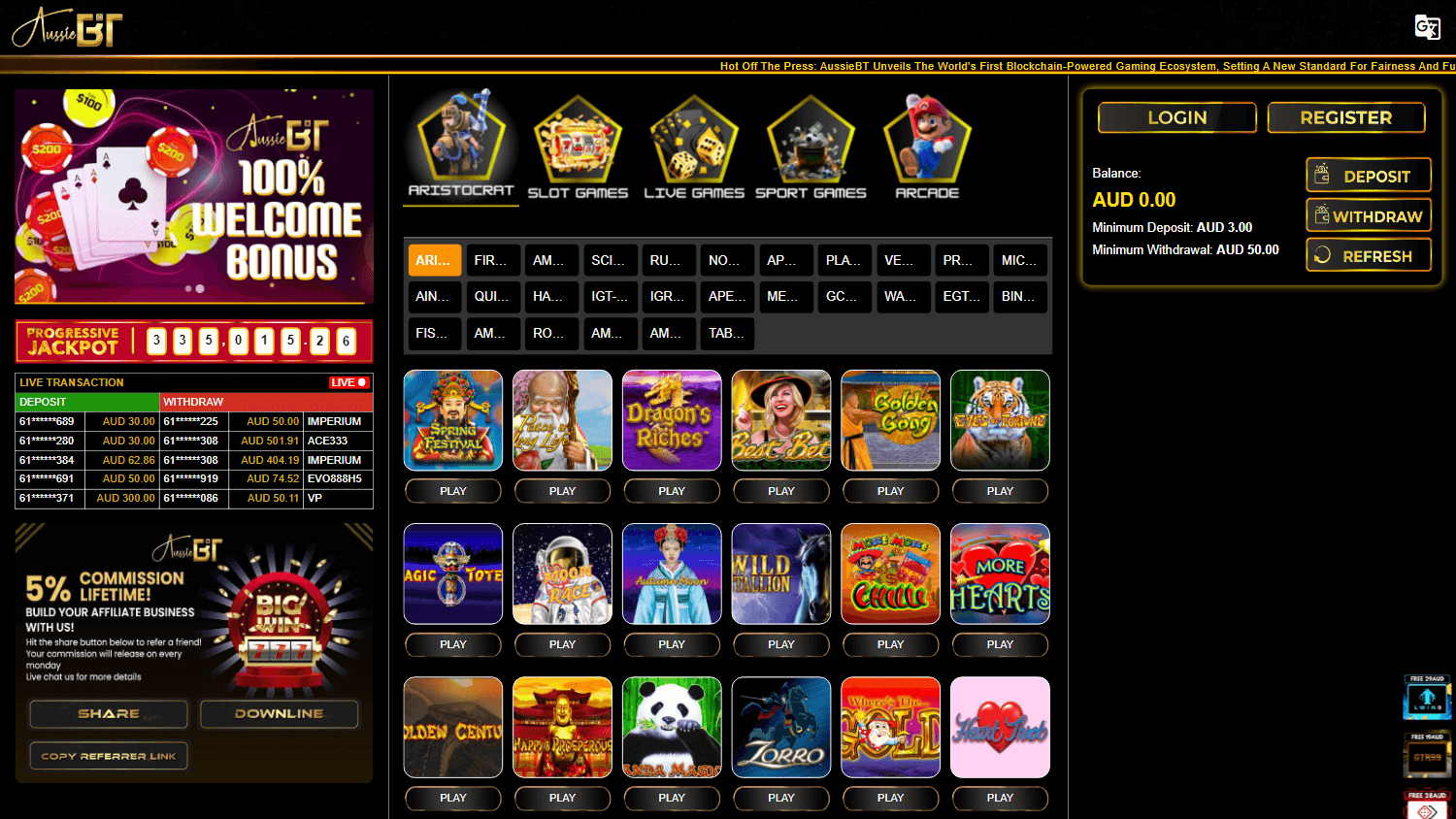 aussiebt_casino_homepage_desktop