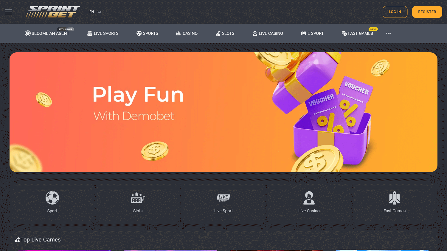 sprintbet_casino_homepage_desktop