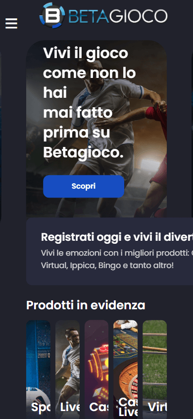 betagioco_casino_homepage_mobile